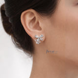Sterling Silver Multi Butterfly Earrings